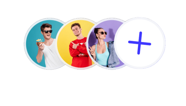 Combined avatars and plus